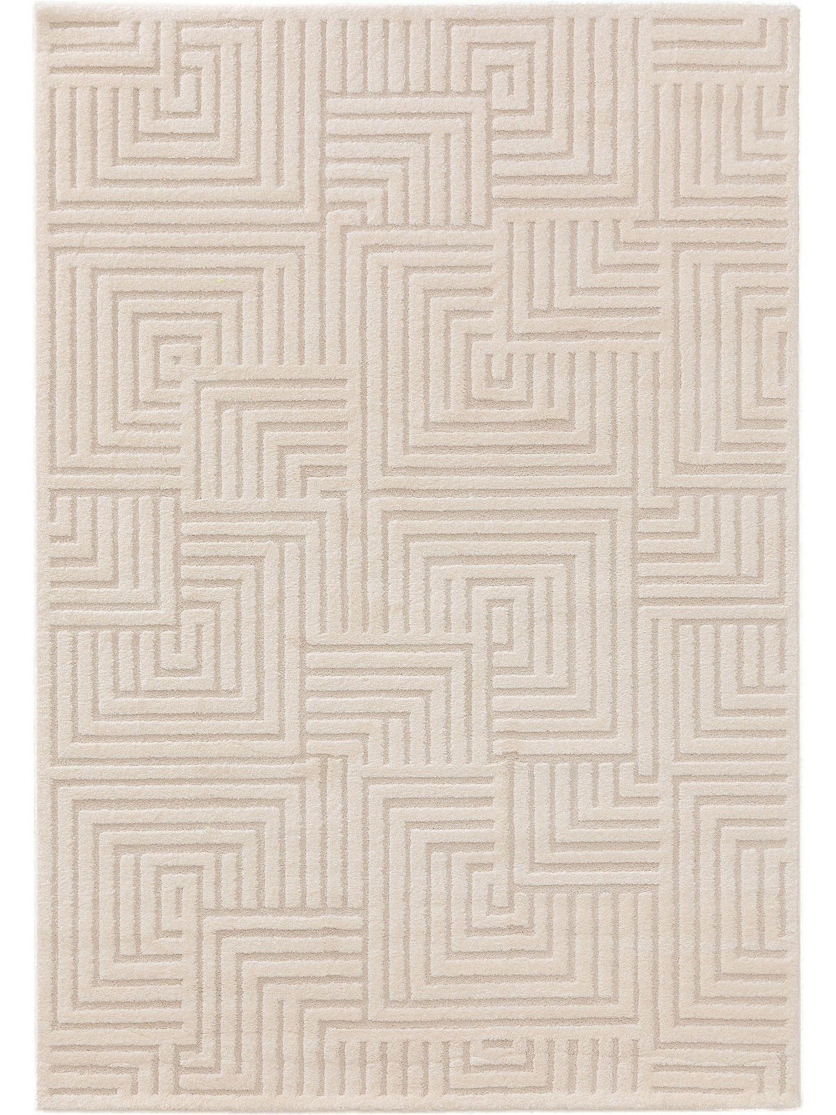 TEPPICH Eve Cream/Beige 240x340 cm - Creme, Textil (240/340cm) - benuta Nest