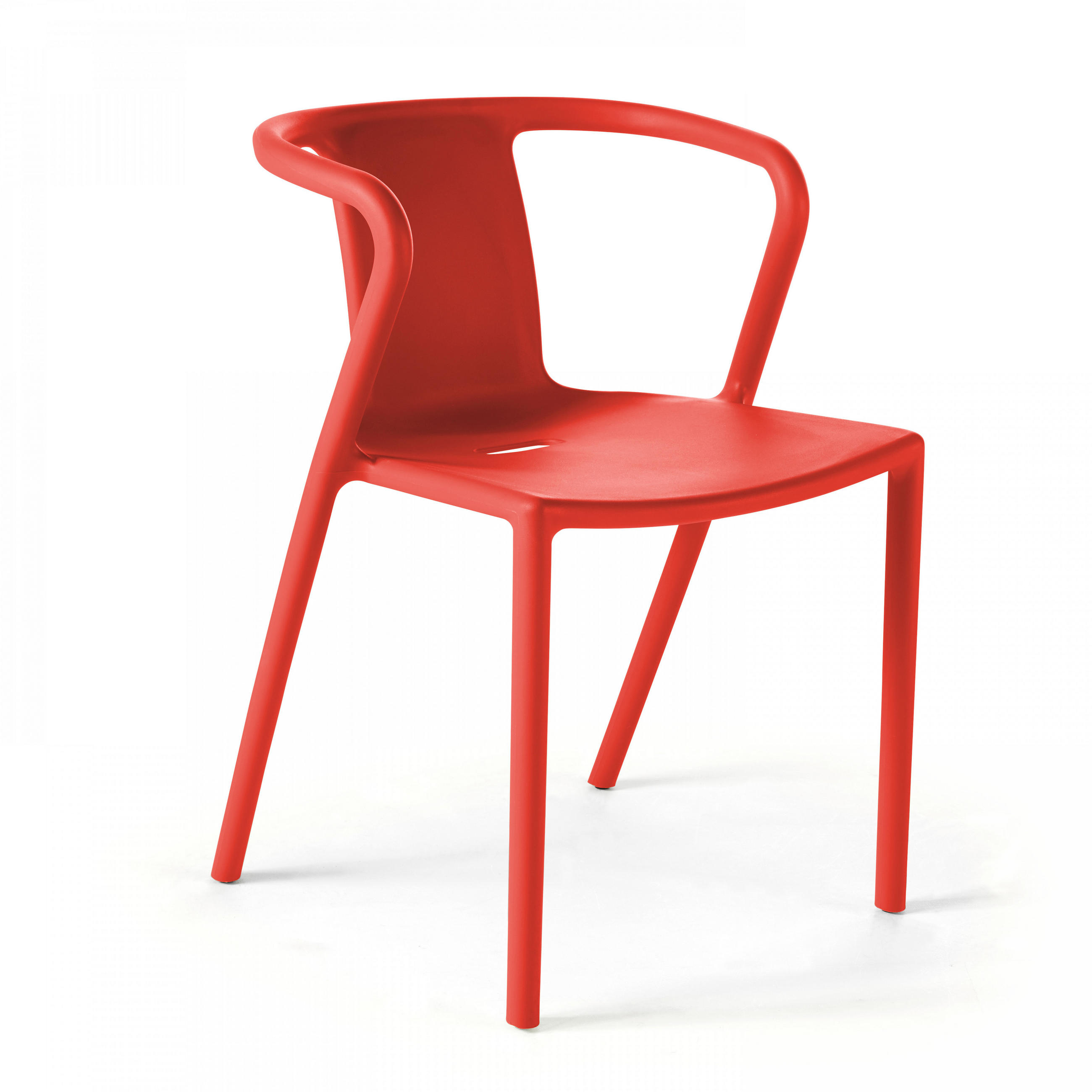 GARTENSTUHL, Rot - Rot, Kunststoff (60/80/60cm) - Oviala