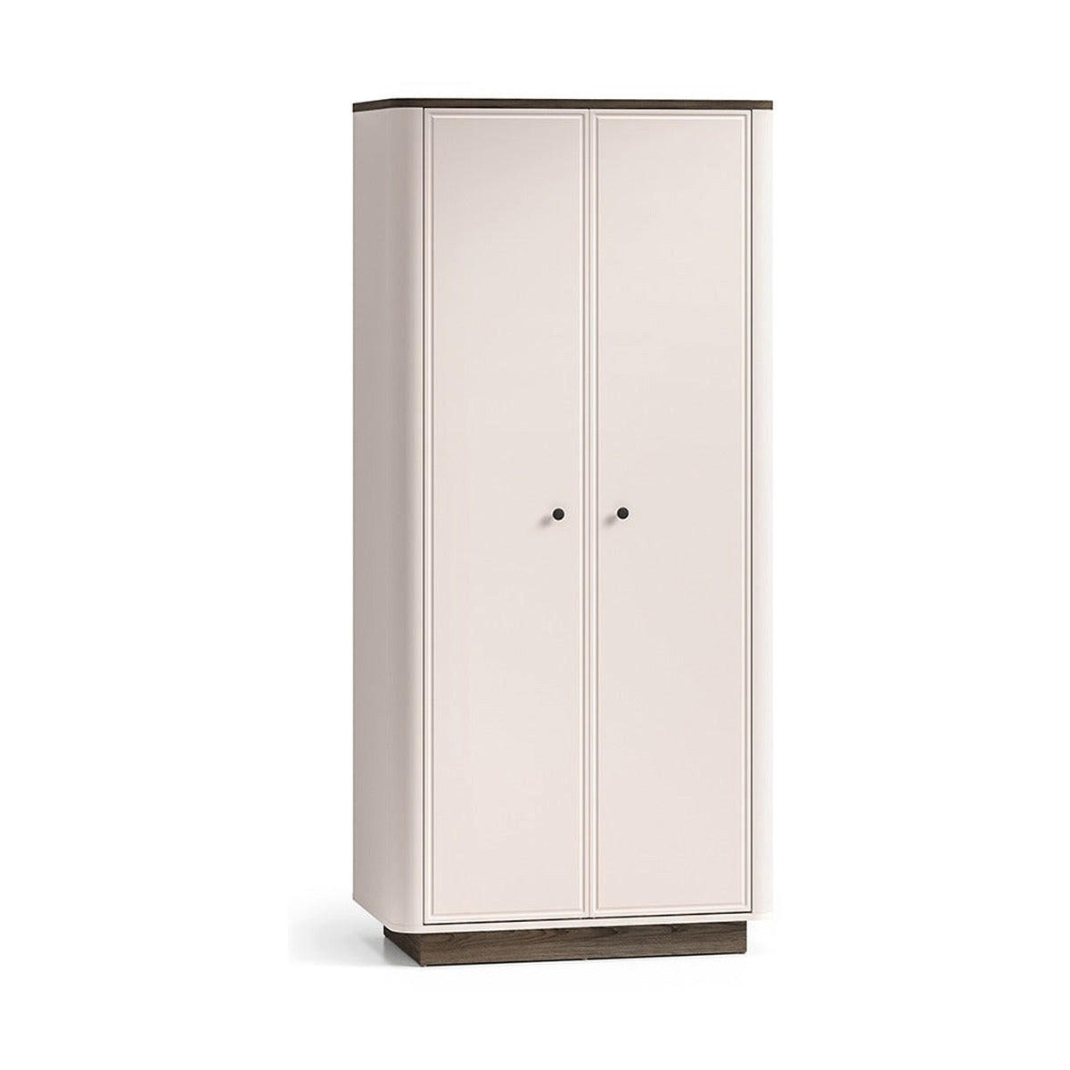KLEIDERSCHRANK – 92 cm – Vilavio – Kaschmir / Eichefarben - Kaschmir/Eichefarben, Holzwerkstoff (92/200/53cm) - hi-markt
