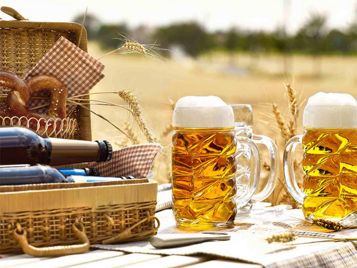BIERKRÜGE Diamond transparent 4er Set - Transparent, Glas (0.001L) - Stölzle Lausitz