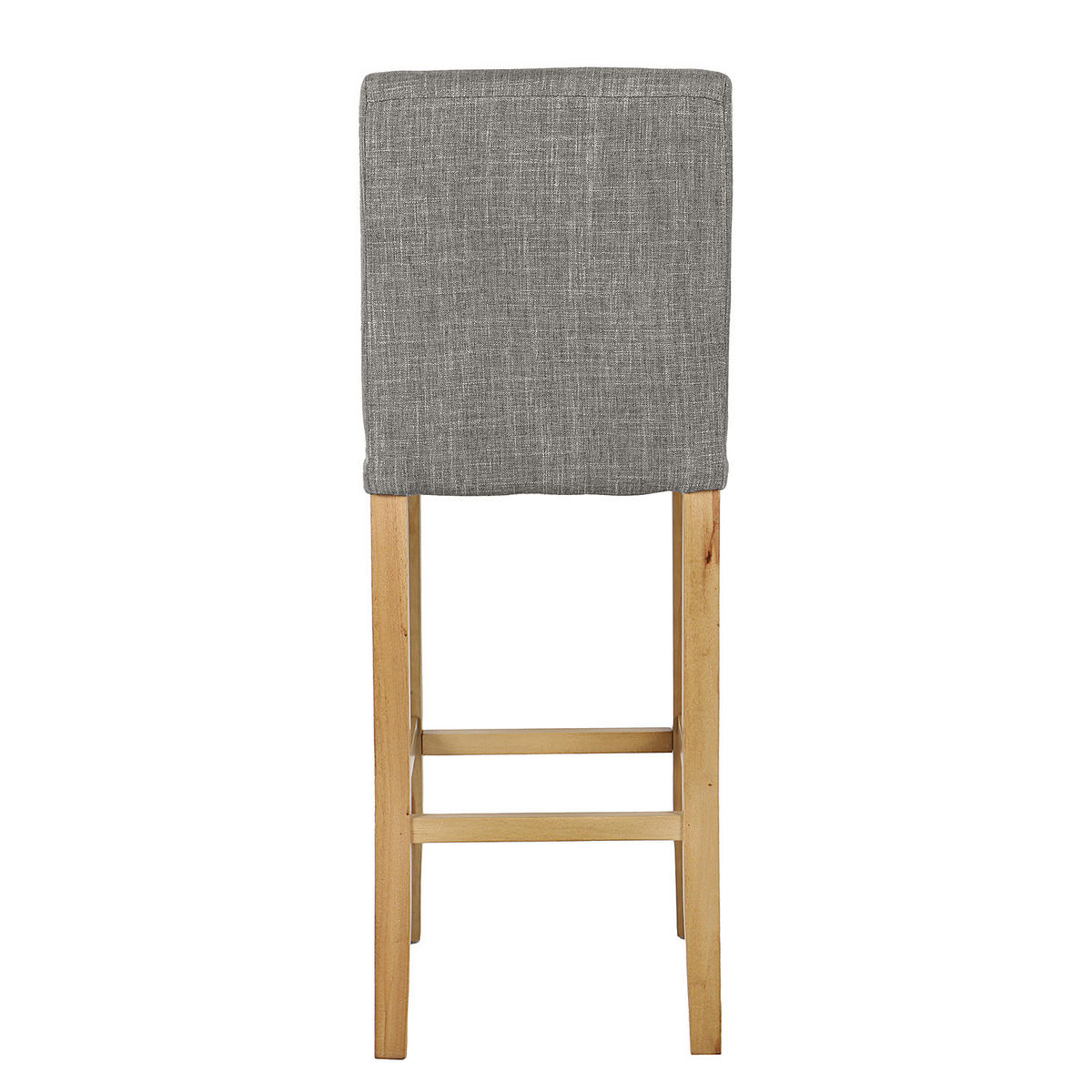 BARSTUHL - 2er-Set - Grau, Holz/Textil (43/109/54cm) - home24