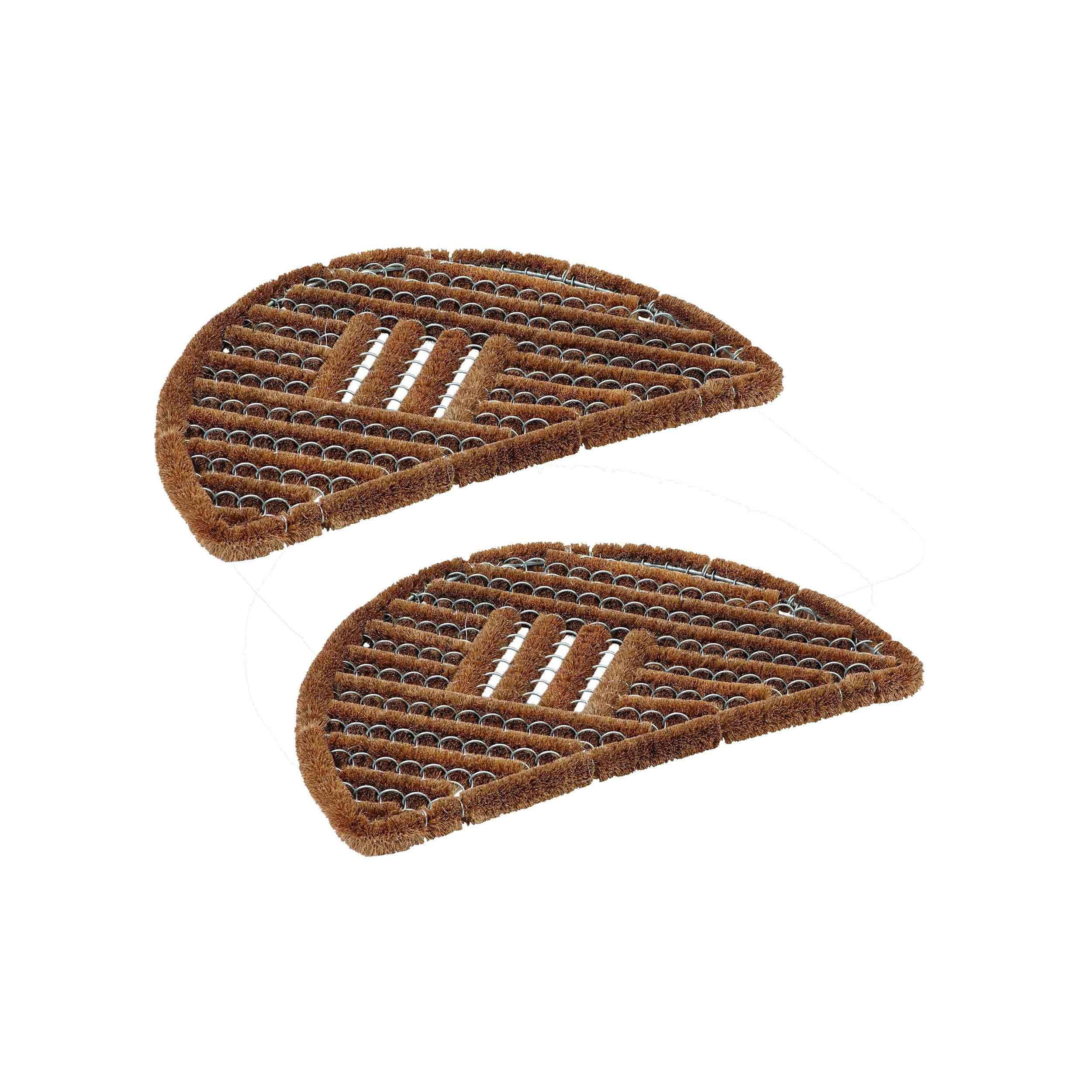 FUSSMATTE für Innen und Außen COCO BRUSH 2ER SET - Beige, Textil (40/60cm) - Astra