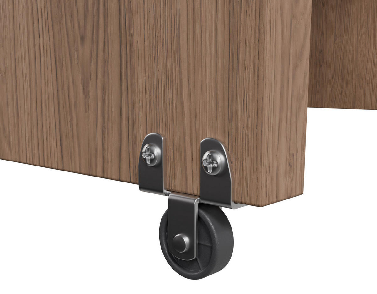 AUSZIEHBARER SCHREIBTISCH ZOOM EICHE CASELLA BRAUN 98 CM - Eichefarben, Holzwerkstoff (39/98/87cm) - Selsey