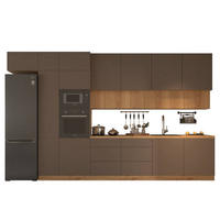 KÜCHENZEILE 400 cm - Langen KL4-M400 in Beige / Artisan Eiche - Beige/Eiche Artisan, Holz (400/248/58cm)