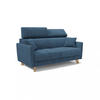 SCHLAFSOFA Francy - Blau, Metall (180/92/97cm) - Divani.store