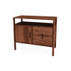 KOMMODE INA Wildeiche - Dunkelbraun, Holz (97/84/46cm) - byoak