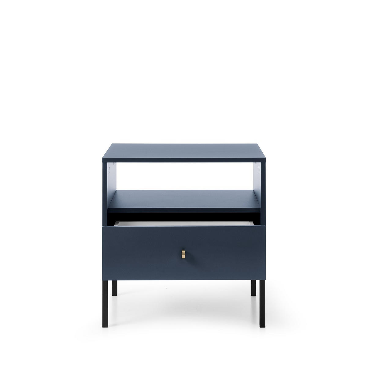 NACHTTISCH MONDO 53,6/56,2/39 cm Blau - Blau, Holzwerkstoff (53.6/56.2/39cm) - MASSENO