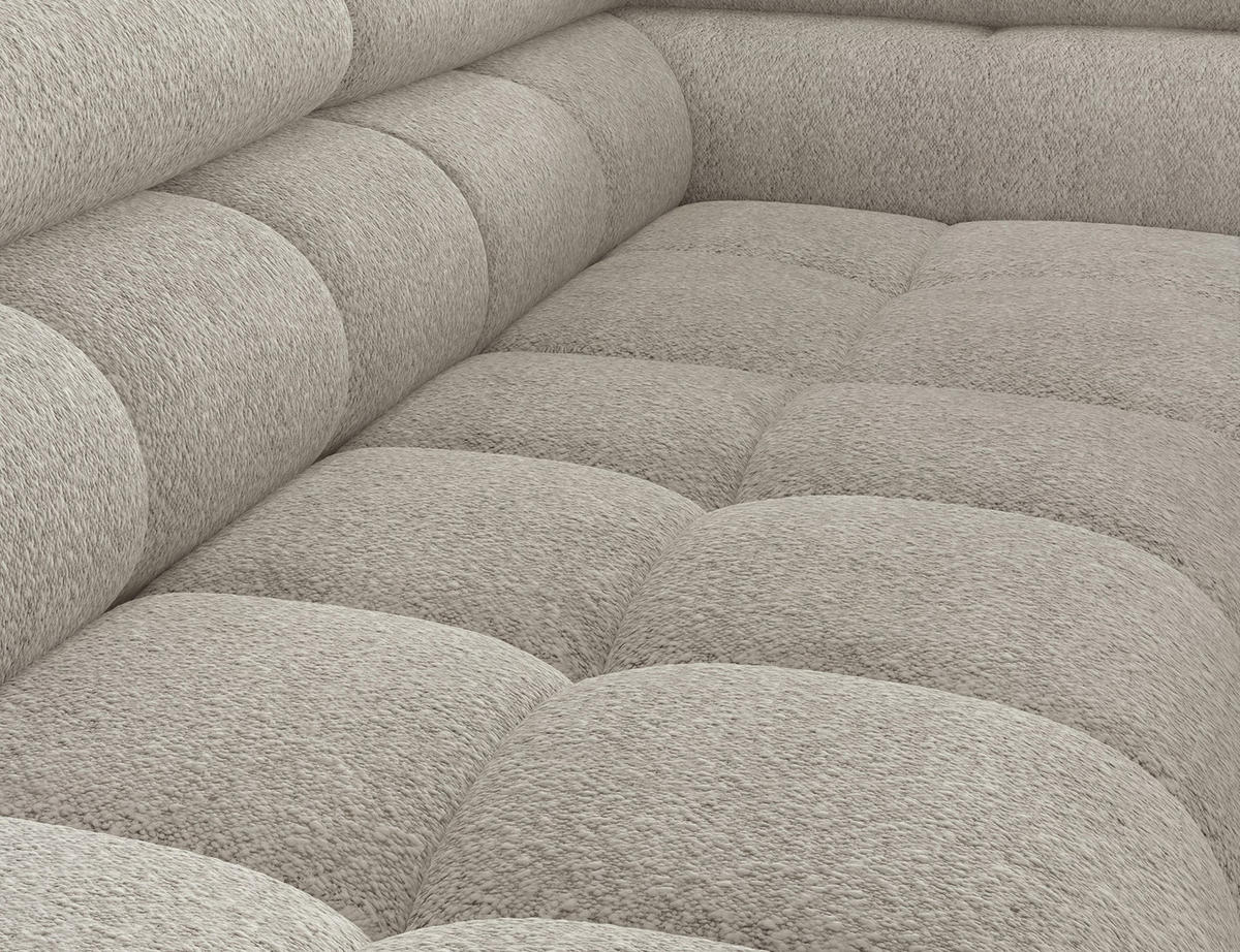 ECKSOFA Ferrucio R - Creme (Royal 18) - Creme, Holzwerkstoff (276/200cm) - Möblo