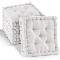 STUHLKISSEN Mila 50/50/10cm Natur (4tlg) - Naturfarben, Textil (50/50/10cm) - Beautissu 