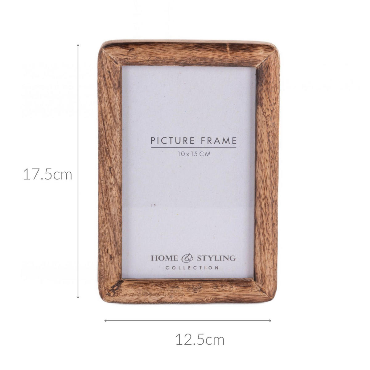 FOTORAHMEN Mangoholz 23/2/28 cm - Braun, Holz (12.5/17.5/2cm) - Home Styling Collection