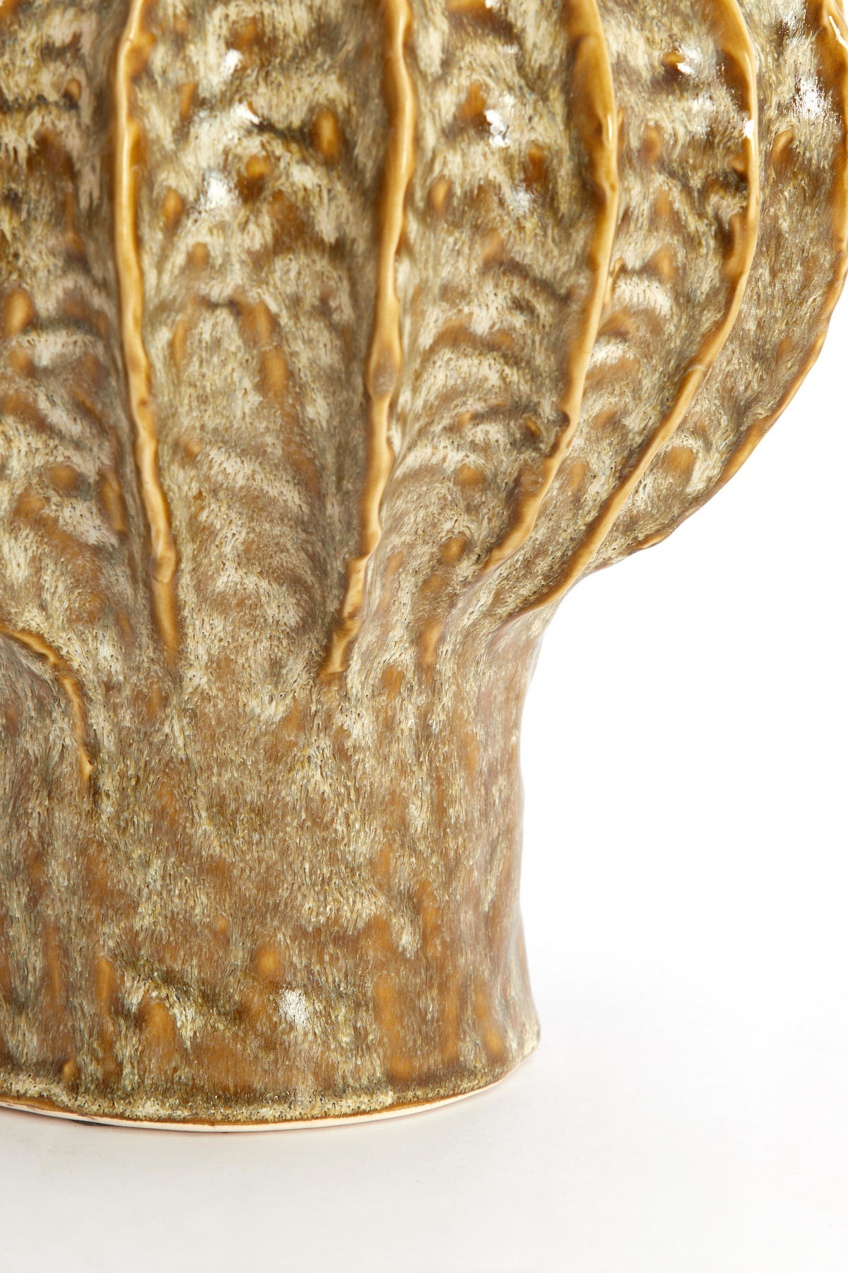 VAZE Hakone Grün 24/24/28.5 cm - Grün, Keramik (28.5cm) - Light & Living