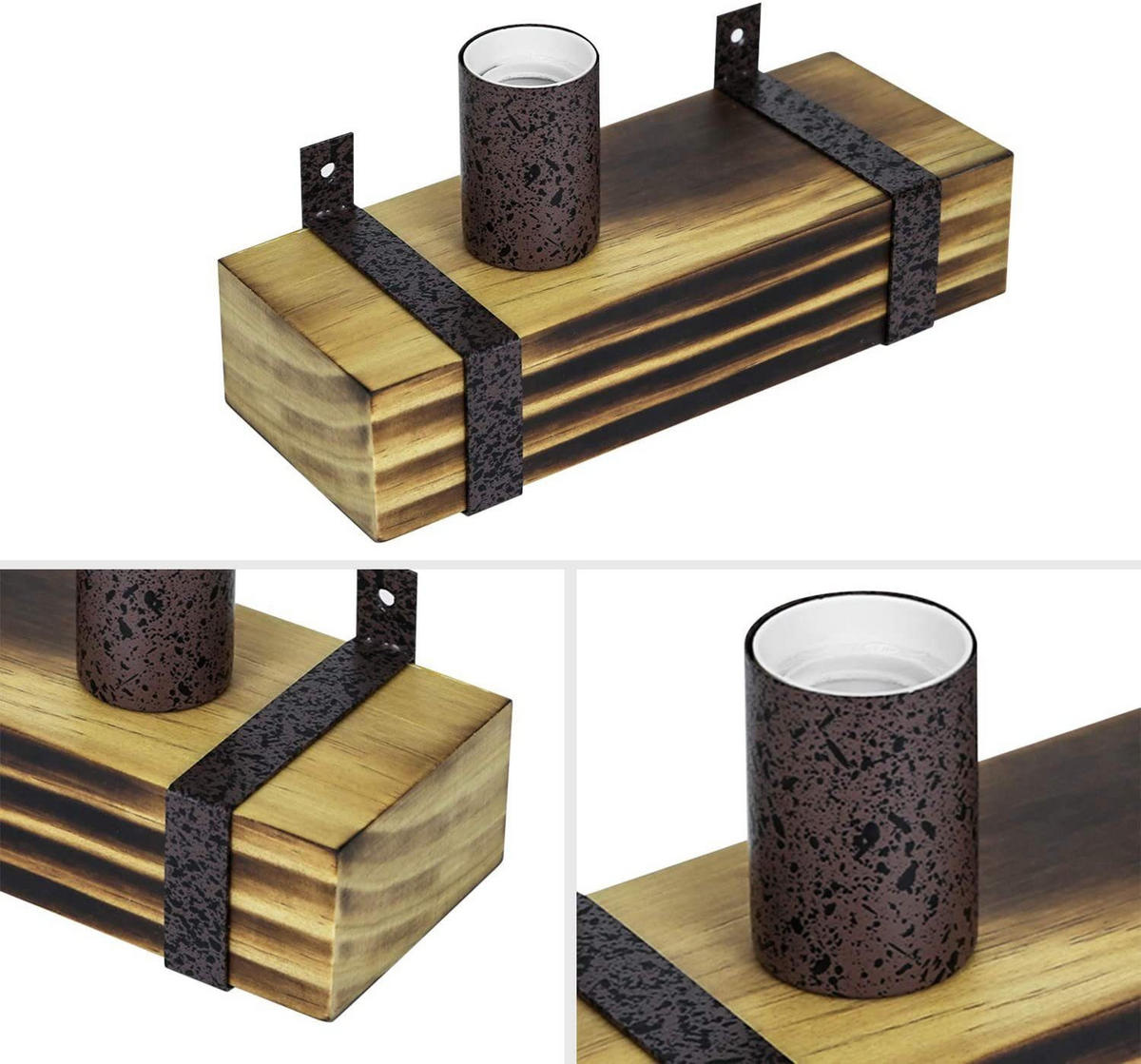 WANDLEUCHTE Skylight 23/85/11 cm - Braun, Metall (85/11/23cm) - ZMH