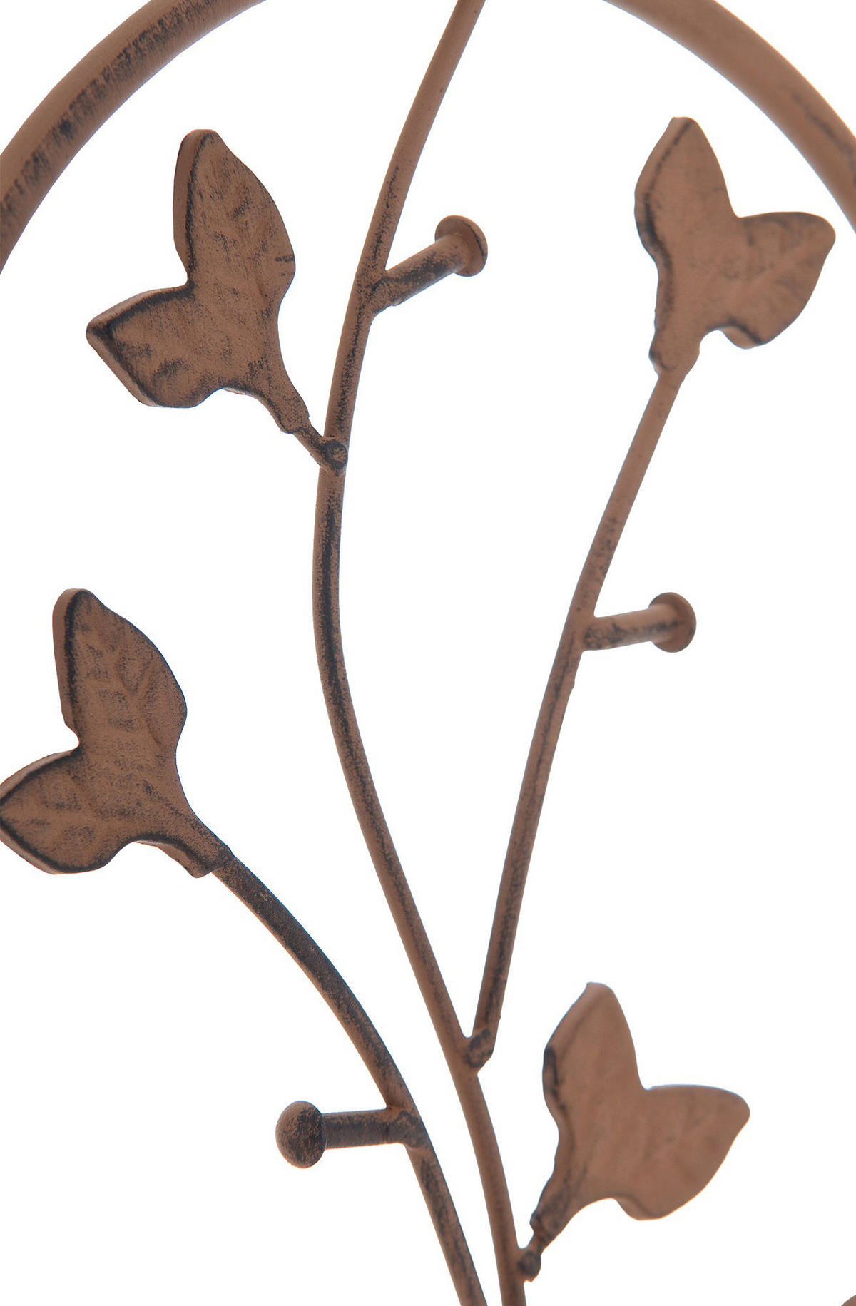 RANKGITTER 2er Set Metall antik braun - Braun, Metall (35/122/1cm) - CLP