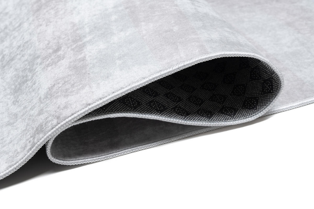 TEPPICH EMMA Grau 160/230 cm - Grau, Kunststoff (160/230cm) - Tapiso