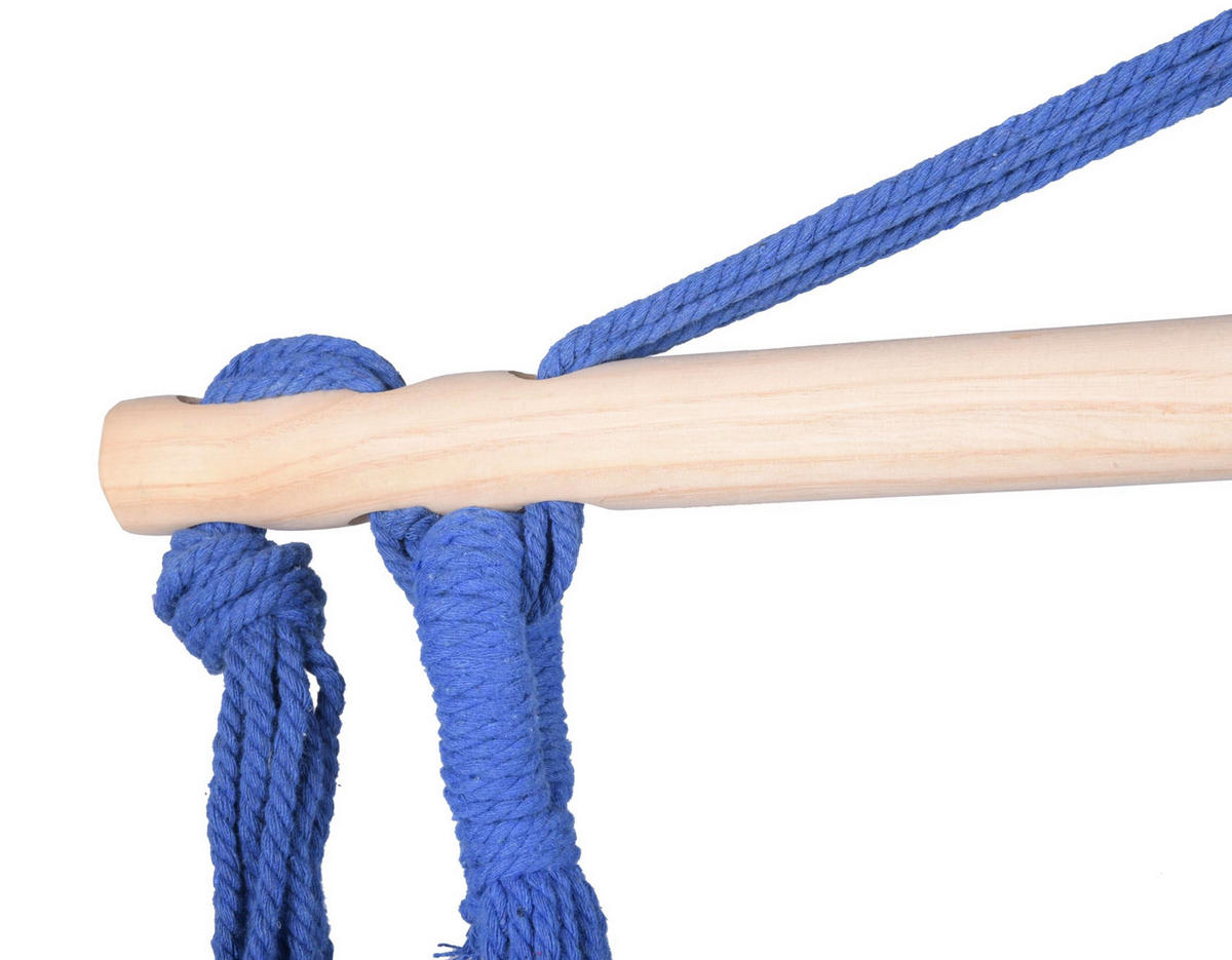 HÄNGESESSEL Mainz mit 2 Kissen Grün Hängesitz - Grün, Holz (90/120/65cm) - DELUKE