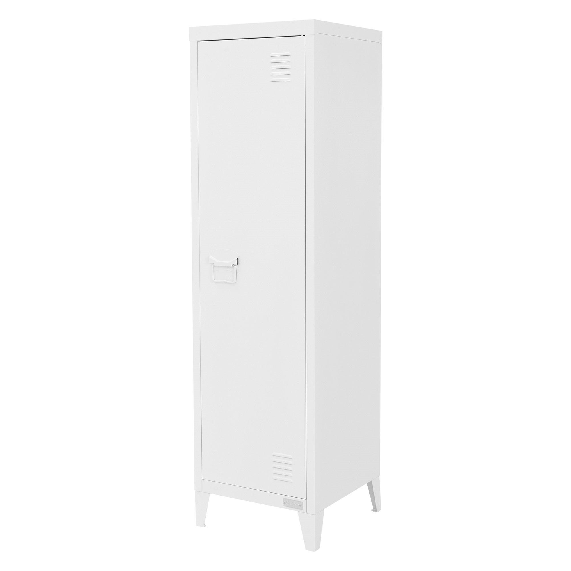 AKTENSCHRANK - Weiß, Metall (38/137.5/38cm) - ML-DESIGN