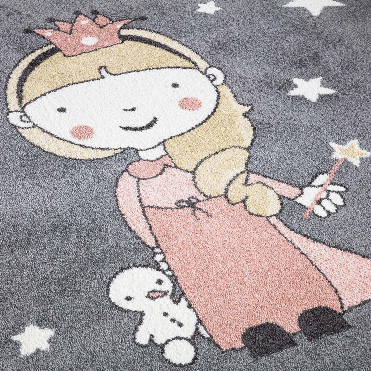 KINDERTEPPICH Anime 893 Grau 190x280 cm - Grau, Textil (190/280cm) - carpet city