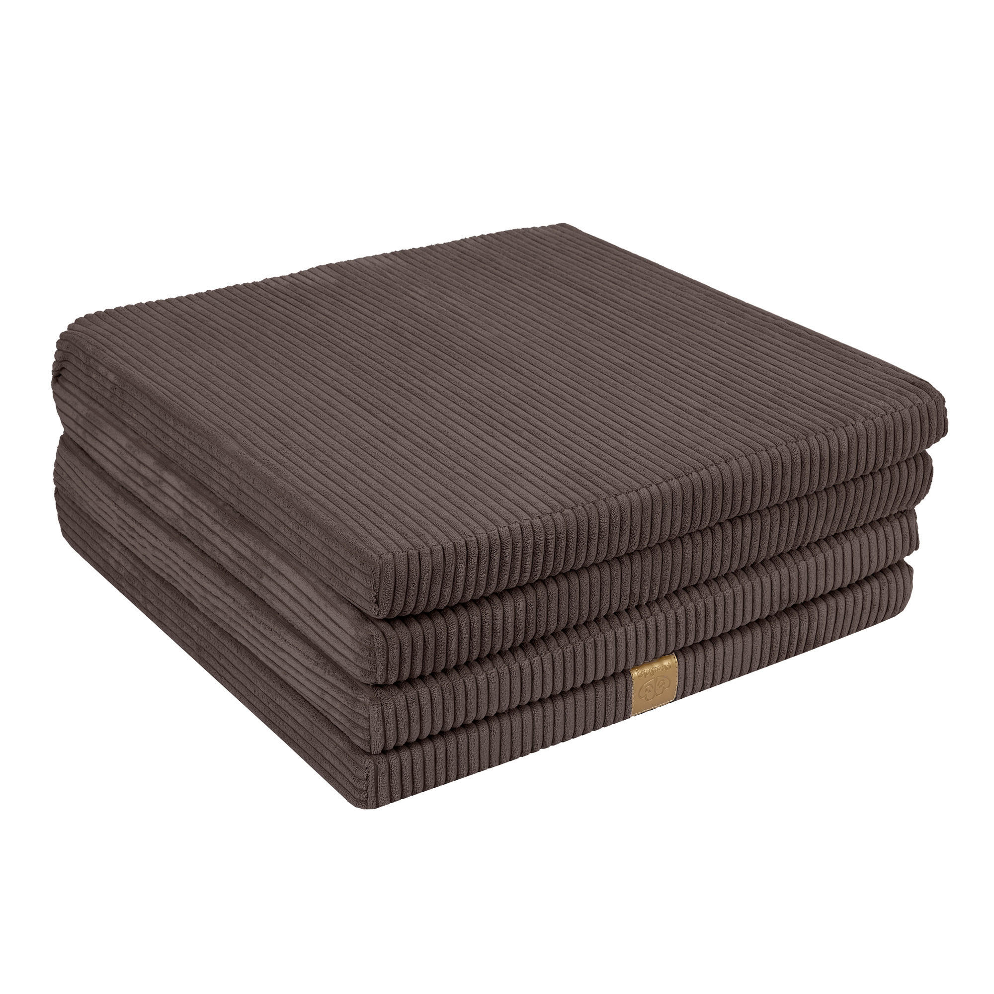 SPIELMATTE für Kinder, Quadratische, Aesthetic, Braun - Braun, Textil (120/120cm) - MeowBaby
