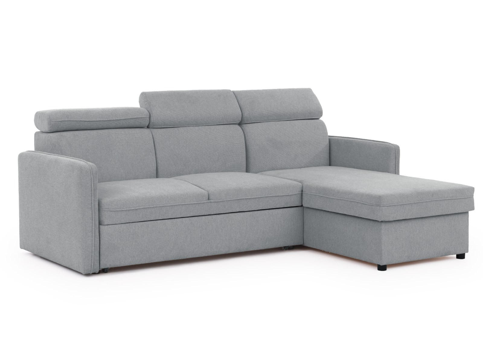 S-Style Ecksofa Grau 217x160 cm