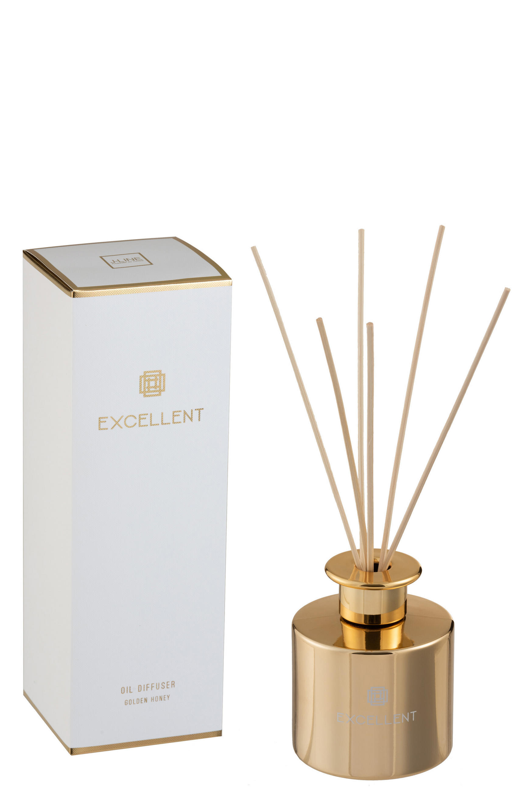 DUFTOL STABCHEN EXCELLENT - Glas - Gold - Goldfarben, Glas (9.5/27/9.5cm) - J-Line