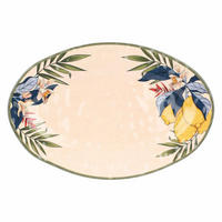 SERVIERTELLER oval 45 x 30 cm Limu - Multicolor, Kunststoff (30/3/45cm)