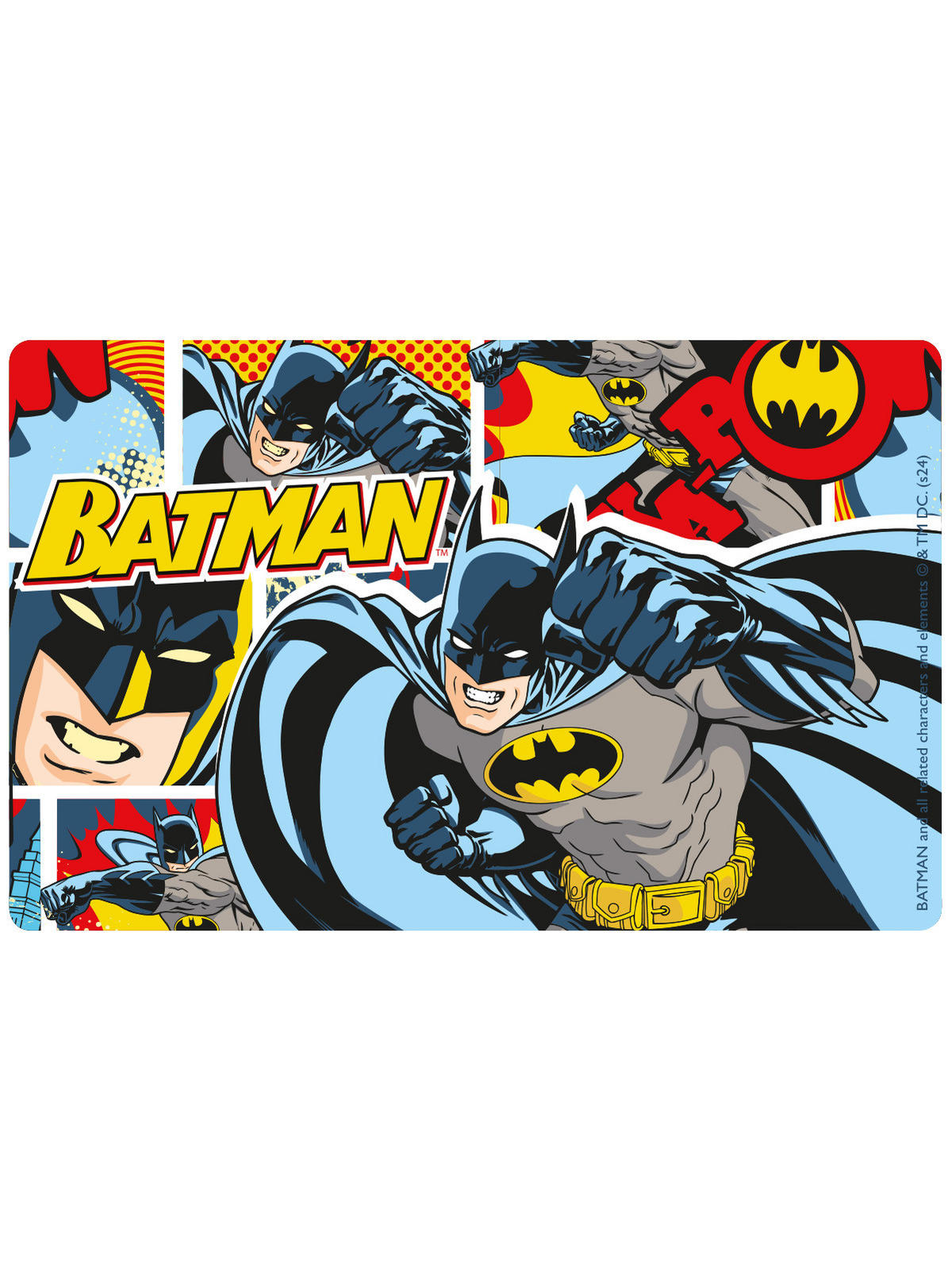 BROTDOSE DC Comics Batman Comic Fight Rot 17,5 x 12,8 x 6,9 cm - Rot, Kunststoff (17.5/6.9/12.8cm) - DC Comics