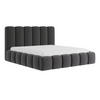 POLSTERBETT Doppelbett Svenstorp Grau 140x200 cm - Grau, Textil (140/200cm) - Meblito