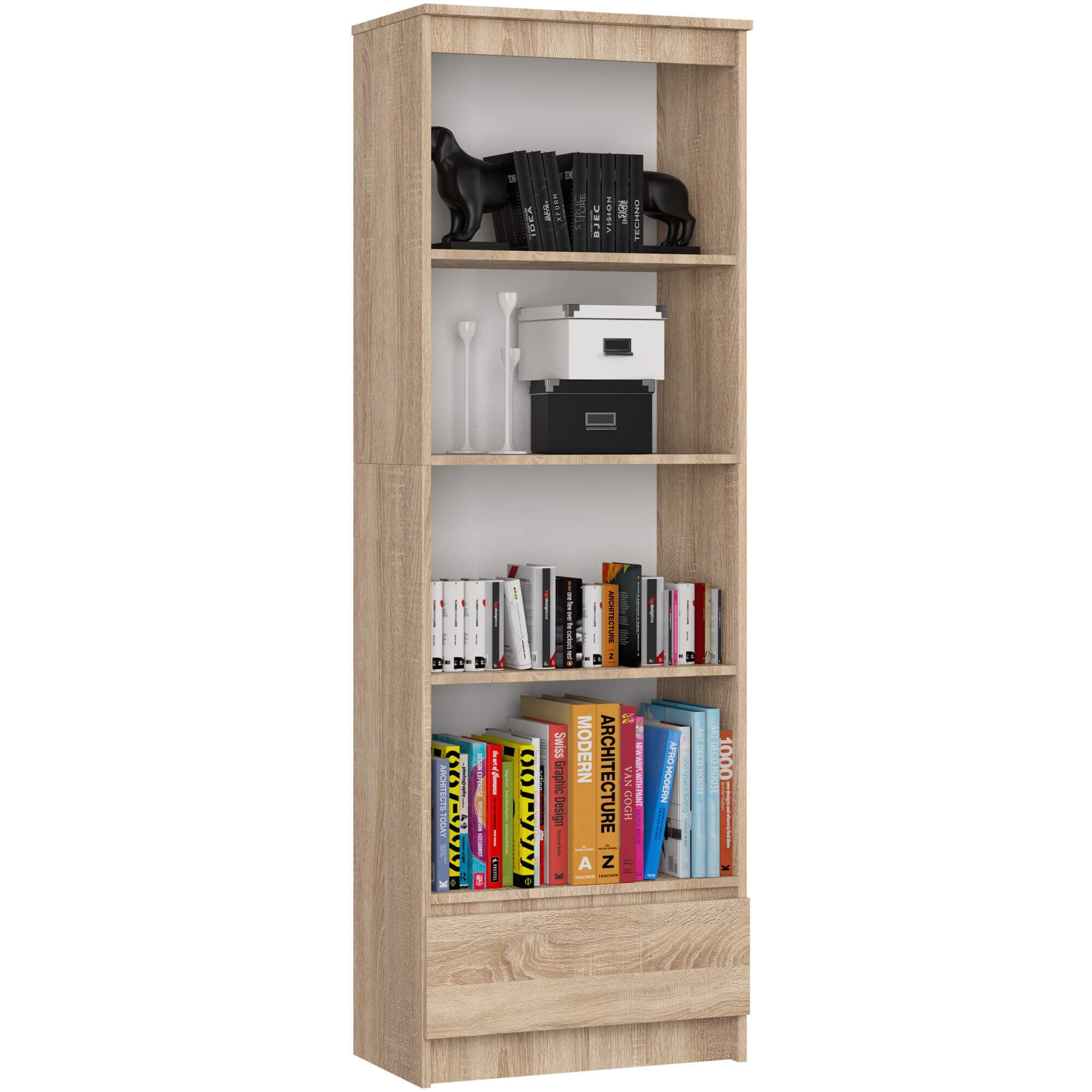 RAUMHIRSCH FURNITURE STOJACÍ REGÁL dub Sonoma 180/60/35