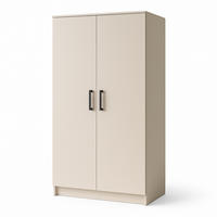 DREHTÜRENSCHRANK SILO 90/180/50 cm 2-türig Kaschmir - Kaschmir, Holzwerkstoff (90/180/50cm) - MASSENO