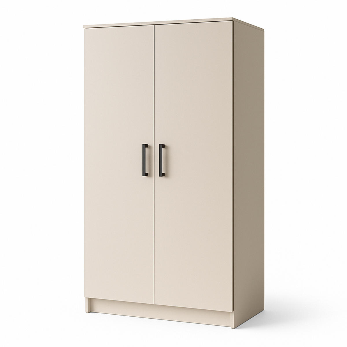 DREHTÜRENSCHRANK SILO 90/180/50 cm 2-türig Kaschmir - Kaschmir, Holzwerkstoff (90/180/50cm) - MASSENO