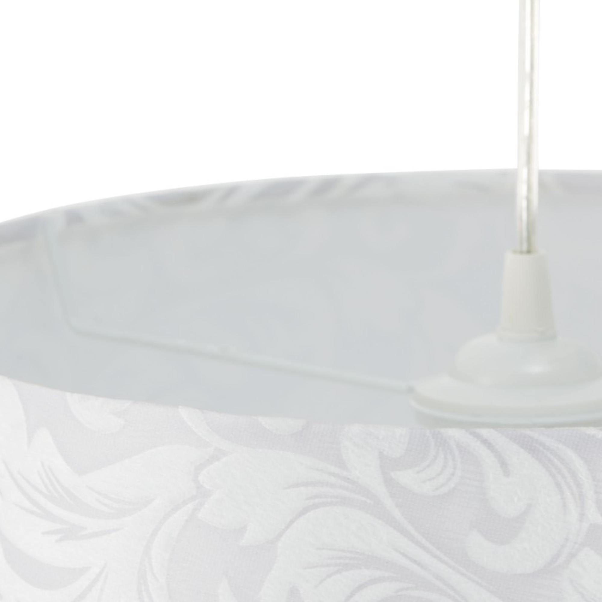 PENDELLEUCHTE SKROP, Beige - Beige, Textil (40/40/24cm) - KONSIMO®