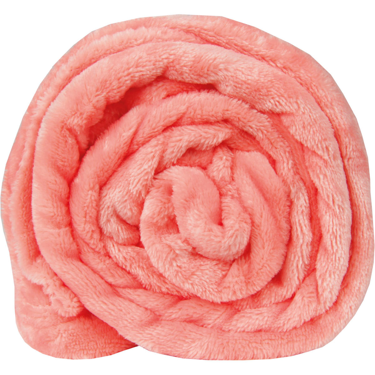 KUSCHELDECKE "Celina" Lachs 60x80 cm - Koralle, Textil (60/80cm)