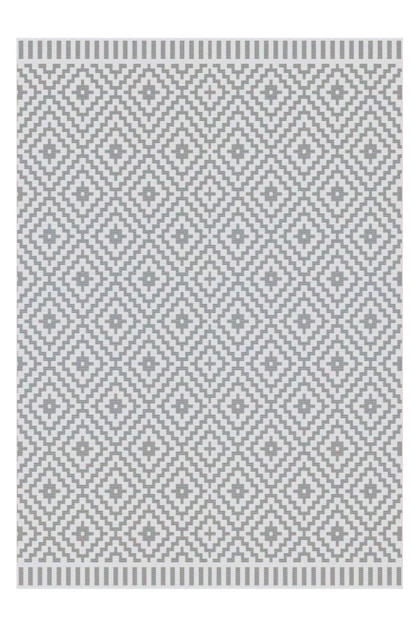 TEPPICH für Innen- und Außenbereiche grau - Grau, Textil (160/230cm) - AFK Living