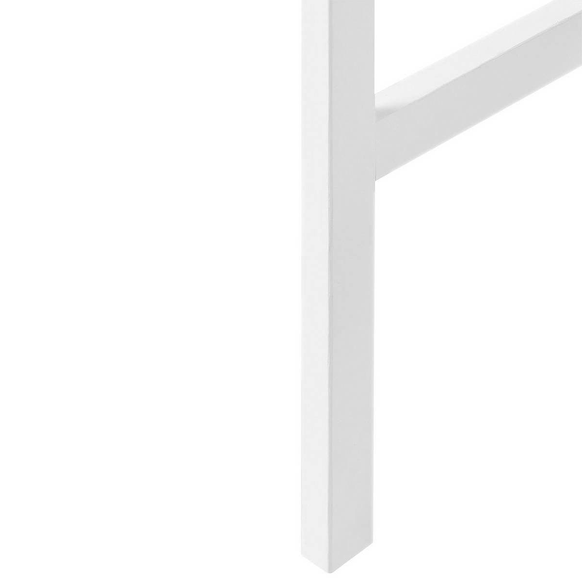 DULAP DE BAIE bambus 63 cm alb Okarche - alb, lemn (63/167/25cm) - Beliani