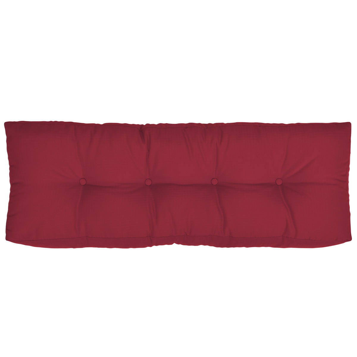 PALETTENKISSEN Eco Elements Rücken 120/40/10 cm Rot - Rot, Textil (40/10/120cm) - Beautissu 