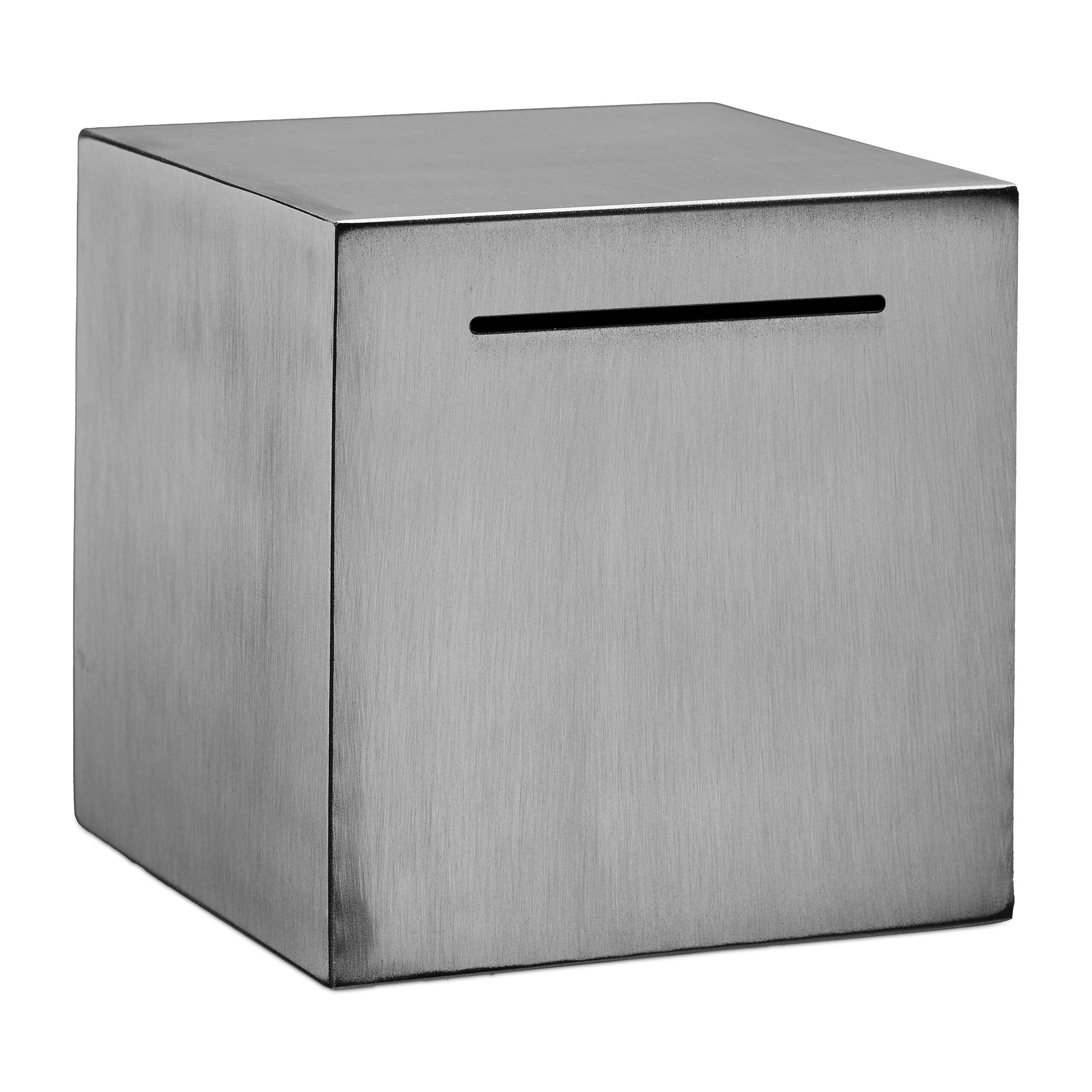 KASIČKA - strieborná, kov (15/15/15cm) - Relaxdays