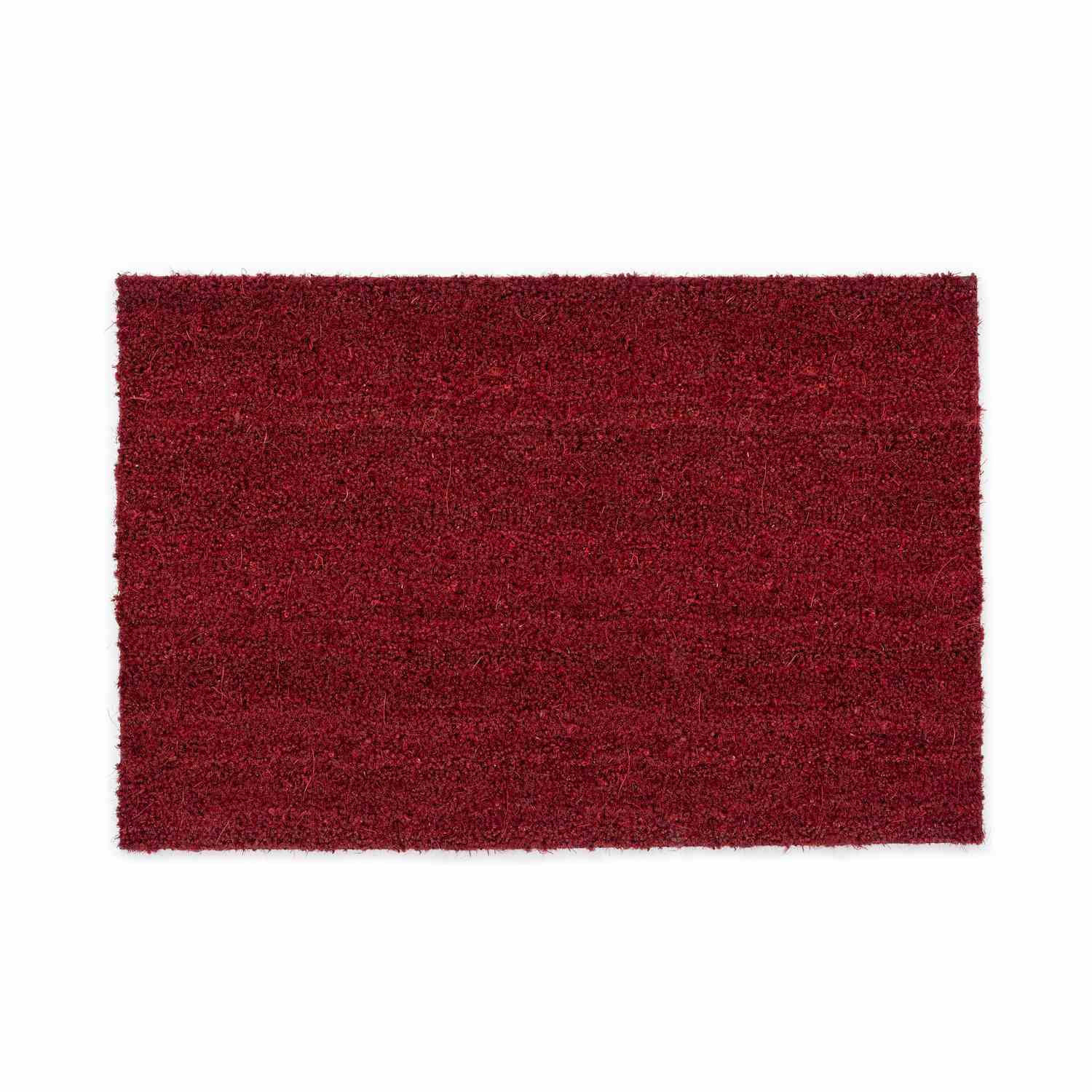 KOKOSMATTE MIT NATURFASERN KEIRA - Rot, Textil (100/300cm) - Astra