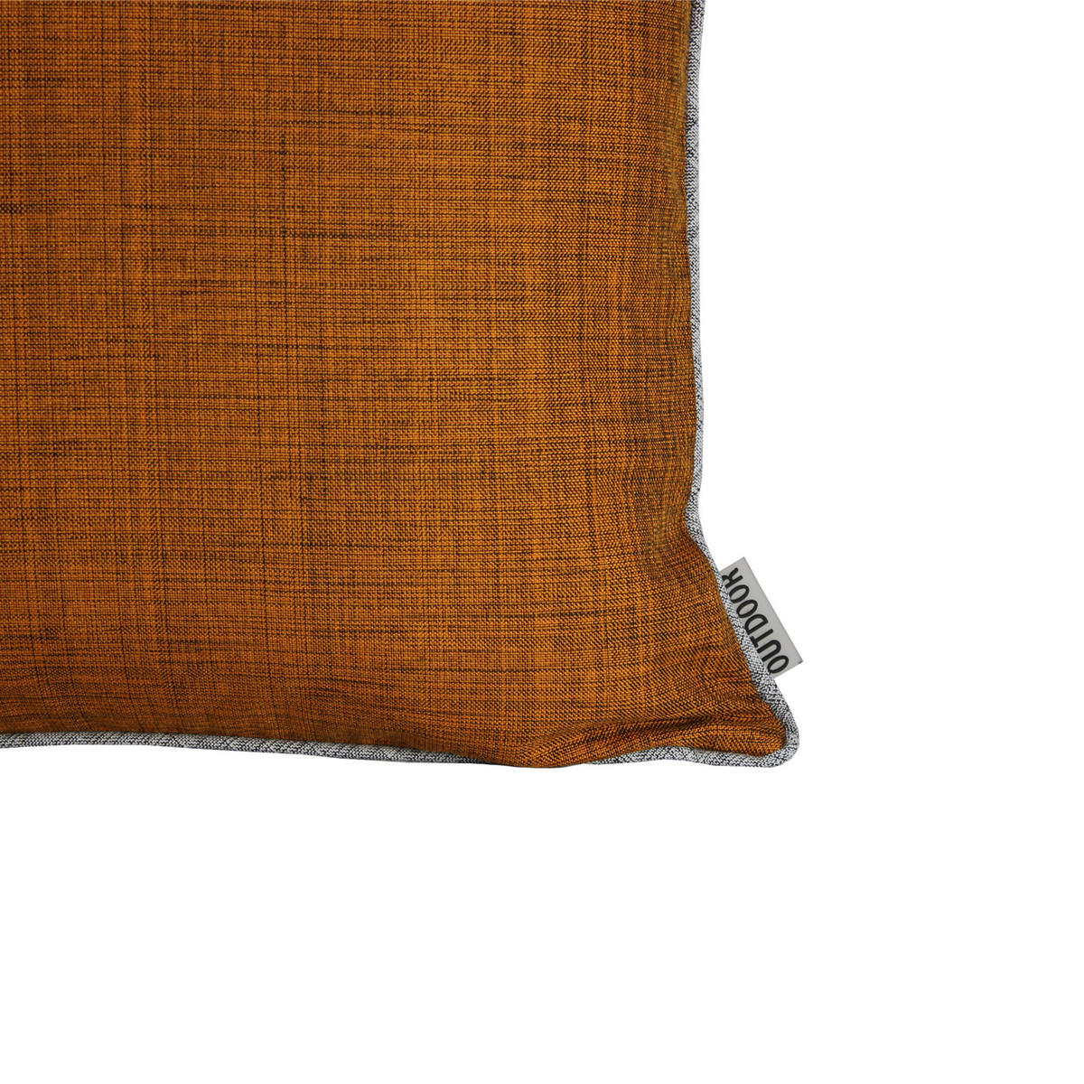 KISSENBEZUG Outdoor meliert 40x40 cm Rost Orange - Rostfarben, Textil (40/40cm) - TiborTex