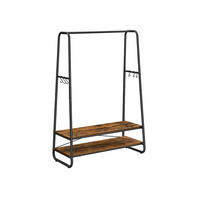 KLEIDERSTÄNDER - Braun, Holzwerkstoff (45/160/100cm) - Hansiro