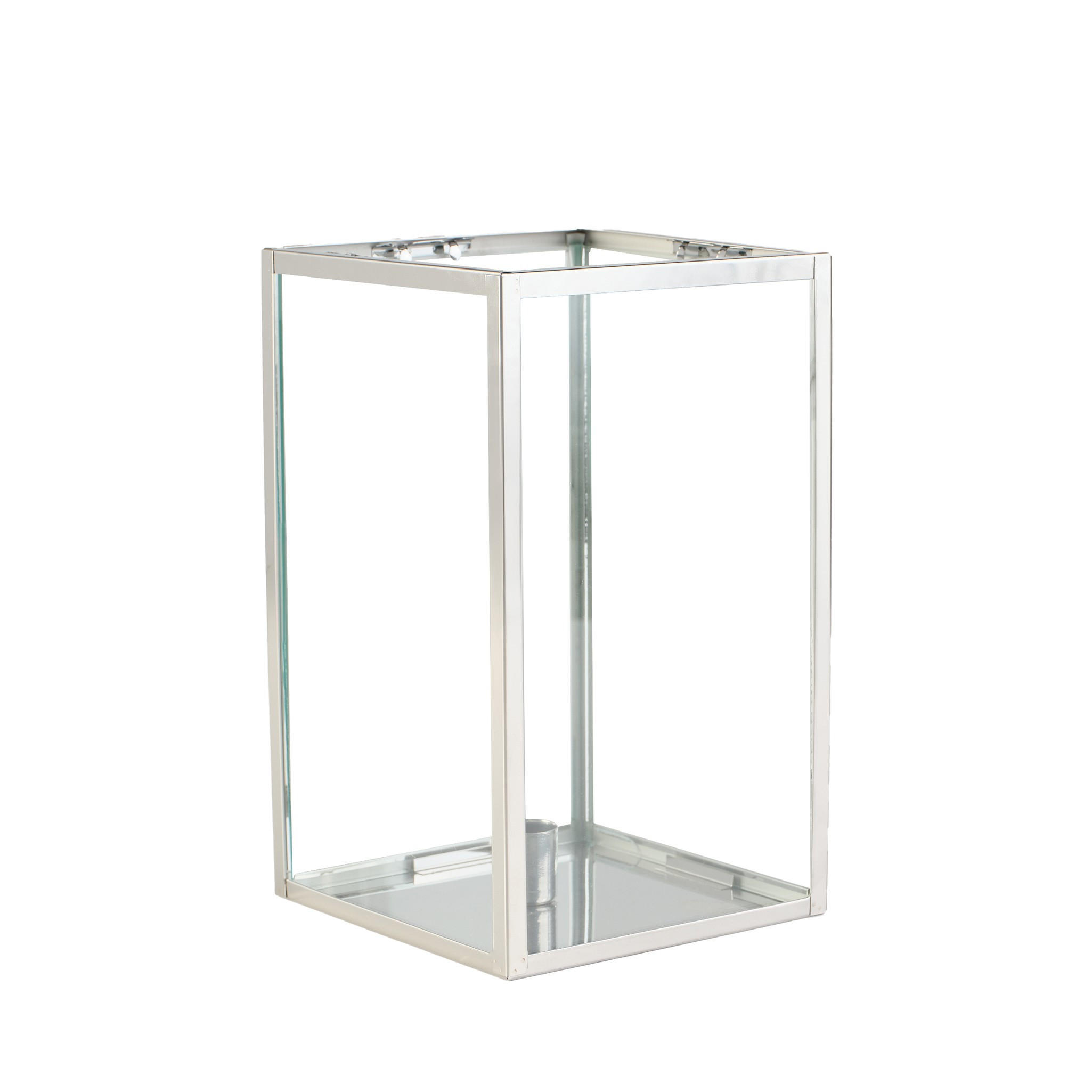 KERZENSTÄNDER Epoch - Silberfarben, Metall (15/25/15cm) - home&you