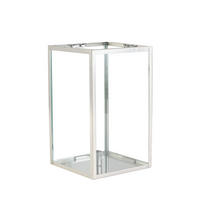 KERZENSTÄNDER Epoch - Silberfarben, Metall (15/25/15cm) - home&you