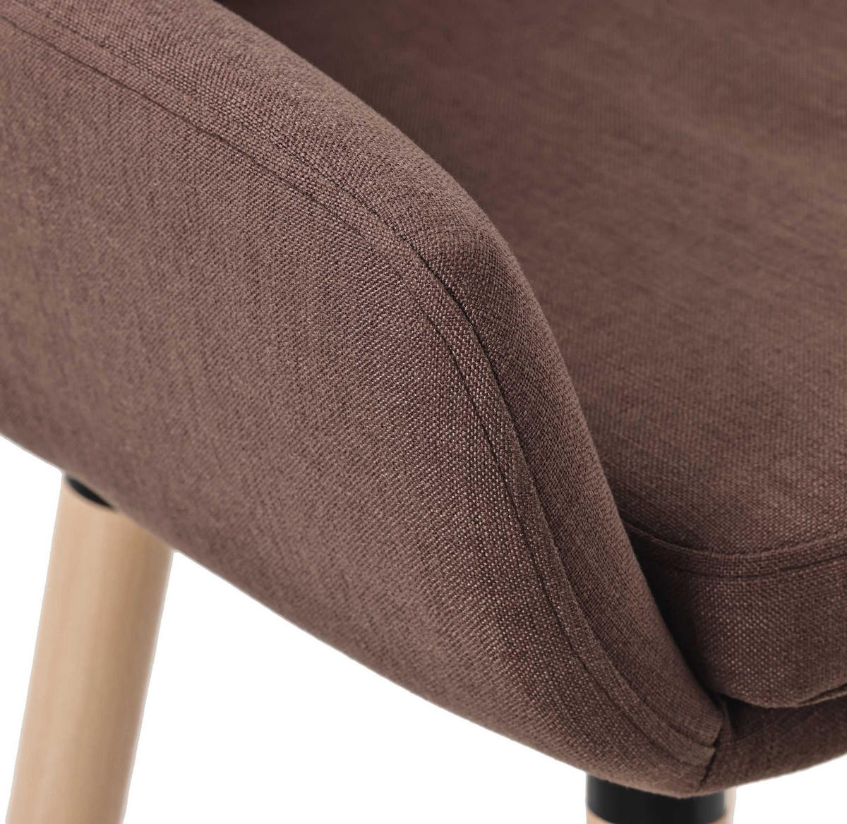 BARHOCKER Mirid Stoff Coffee - Braun, Textil (51/101/50cm) - DELUKE