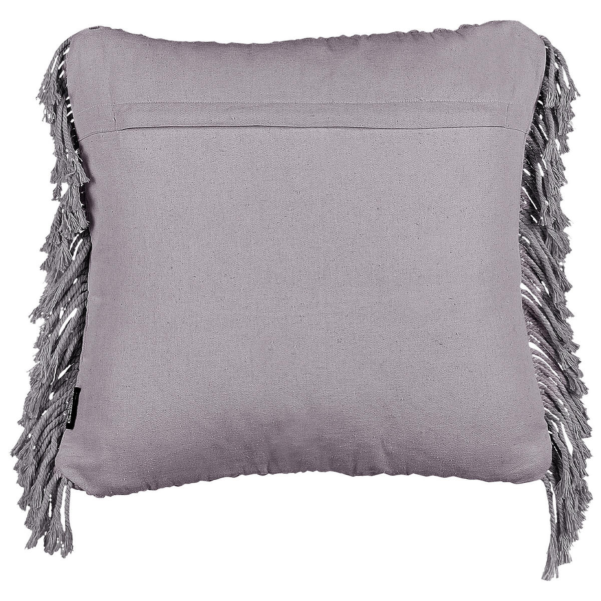 DEKOKISSEN 2er-Set Grau 45/45 cm Besham - Grau, Textil (45/45cm) - Beliani