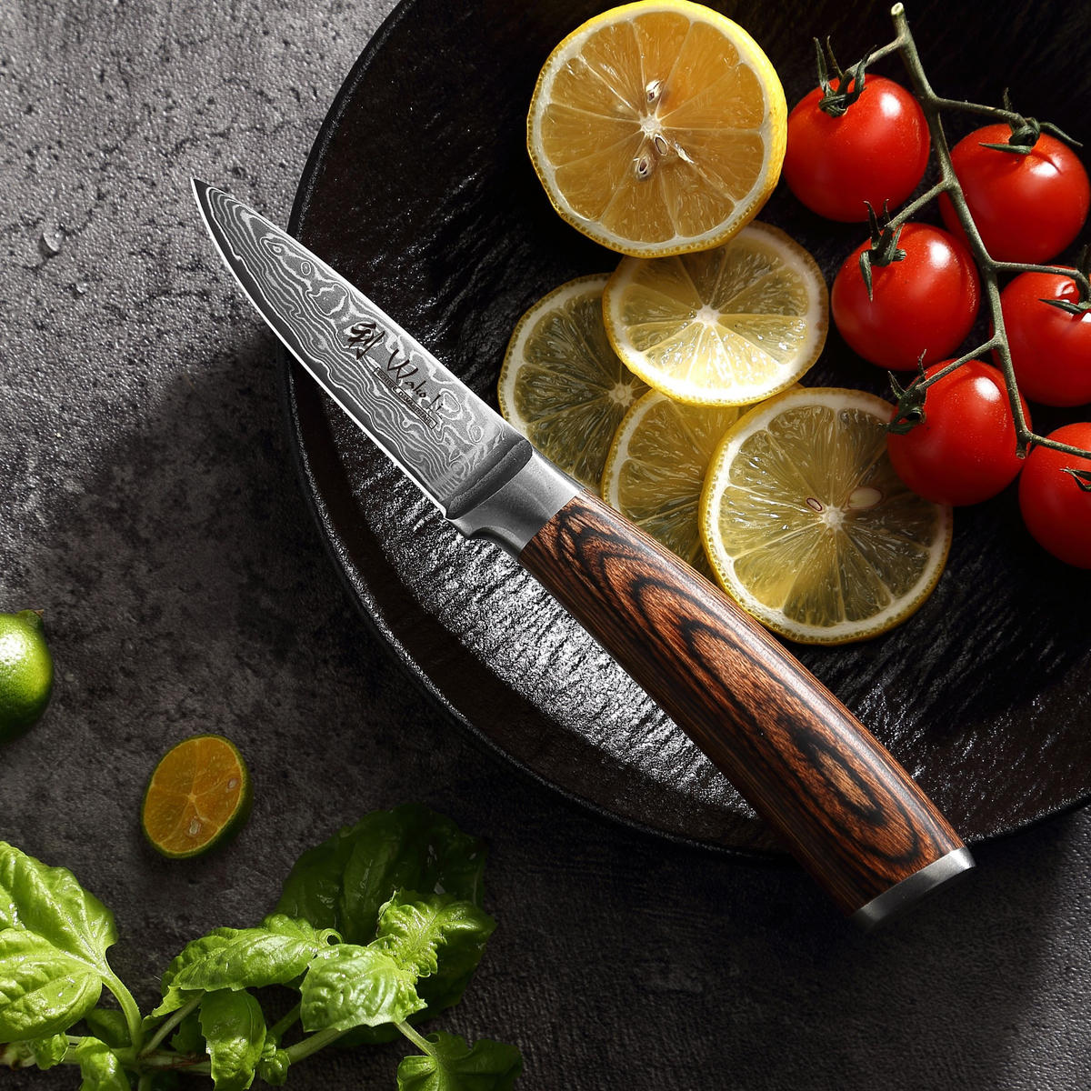 OFFICEMESSER 8 cm - Braun, Holz/Metall (20cm) - Wakoli