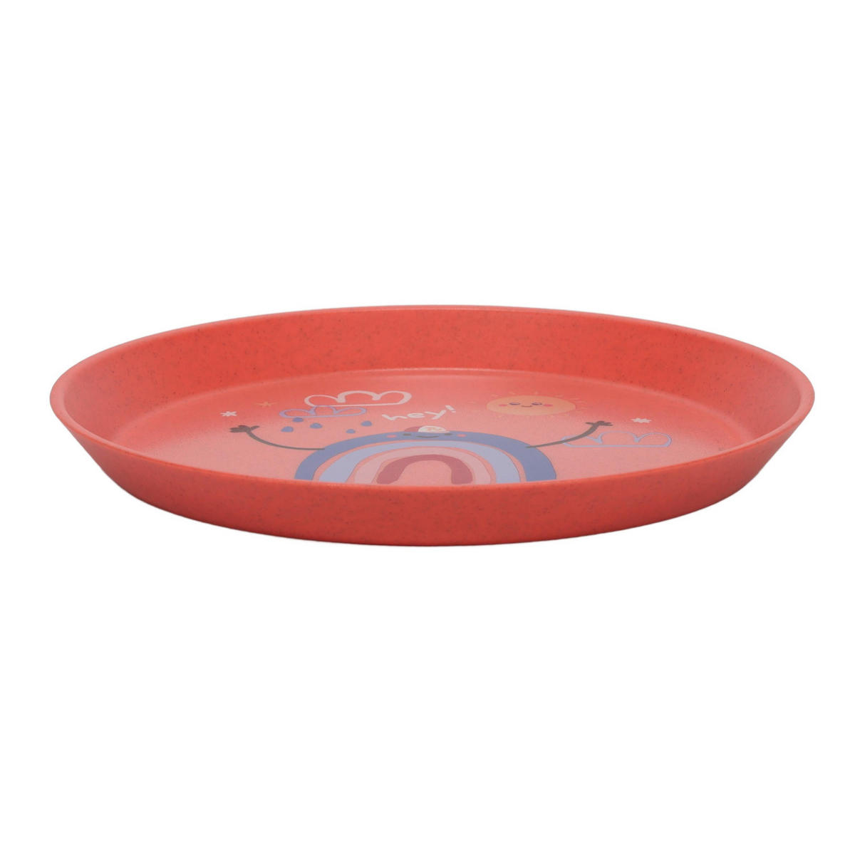 KINDERTELLER Dreams Organic red 20,5/20,5/2 cm - Rot, Kunststoff (20.5/2/20.5cm) - KOZIOL