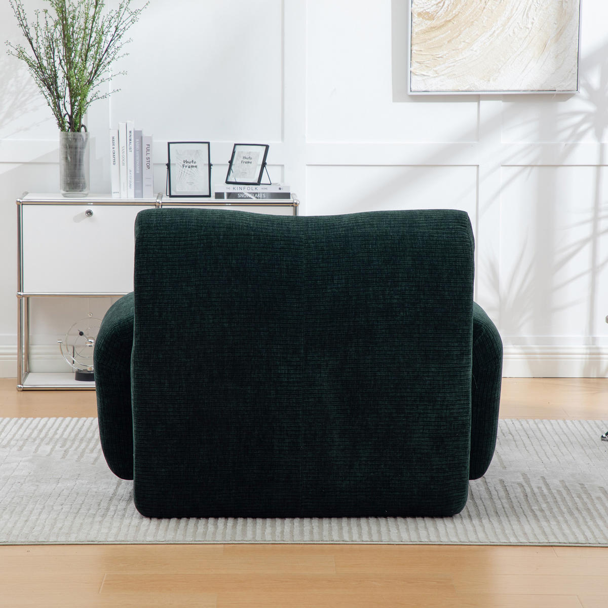 SESSEL DE-35123 mit Hocker Grün - Grün, Textil (94/78.5/113cm) - ComfortXL