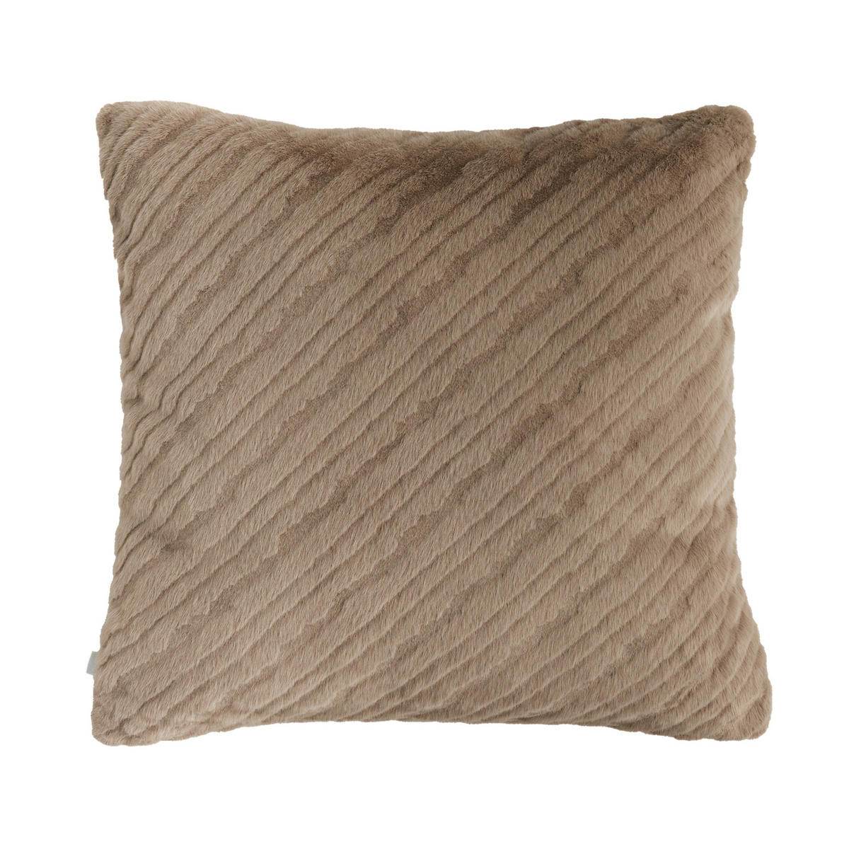 KISSENBEZUG Pufos - Hellbraun, Textil (45/45cm) - home&you