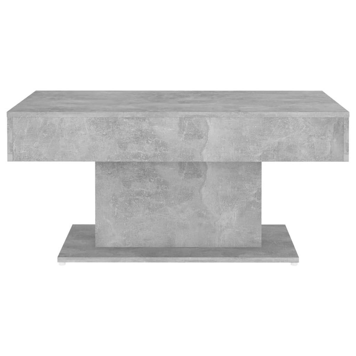 COUCHTISCH Betongrau 96x50x45 cm Holzwerkstoff - Grau, Holzwerkstoff (50/96/45cm) - furnicato