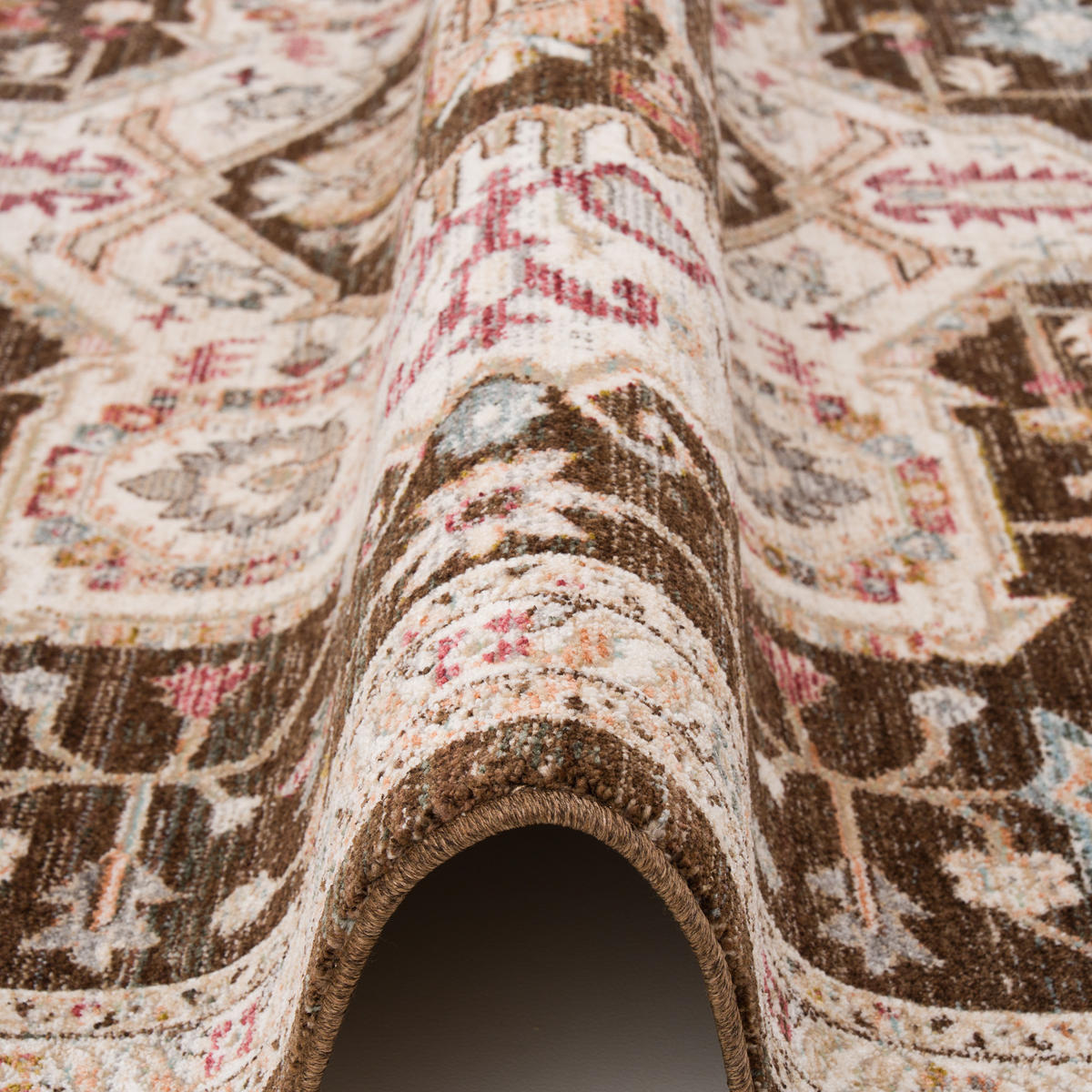 VINTAGE TEPPICH SORENA - Braun, Textil (160/240cm) - Pergamon