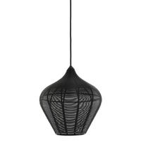 HÄNGELAMPE Alvaro Schwarz Ø27/29,5 cm - Schwarz, Metall (27/27/29.5cm) - Light & Living